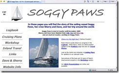 Soggy Paws website