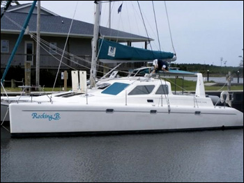Ken and Margaret's catamaran, S/V Rocking B