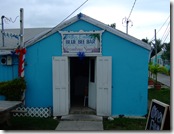 Home of the Goombay Smash, Miss Emily’s Blue Bee Bar, Green Turtle Cay