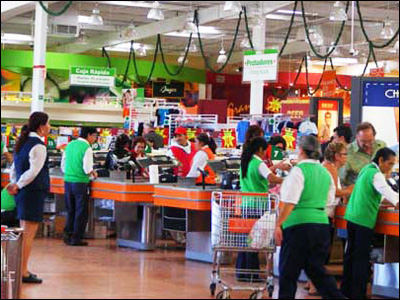 MEGA, the name of this supermarket - Mazatlan, Mexico