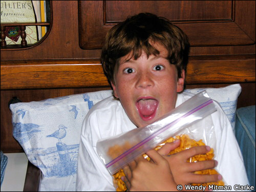 goldfish crackers bag. case, Goldfish crackers.
